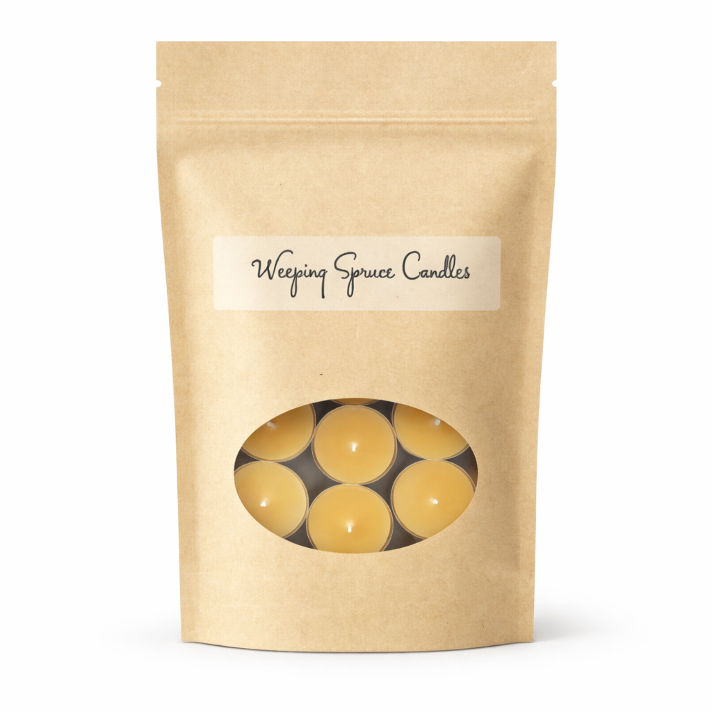 100% Pure Beeswax Tealights (Pack of 9)